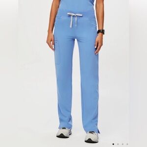 Figs Kade Cargo Ceil Blue Scrub Pants xl